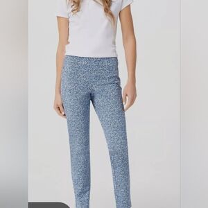 Isaac Mizrahi Live 24/7 Stretch Ditsy Floral Slim Leg Pants Lot Of 2 Sz 18w NWOT